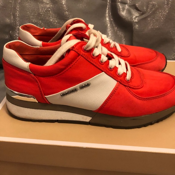 michael kors sneakers orange
